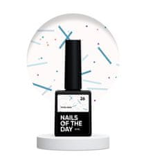 shumee NAILSOFTHEDAY Potal base 26 - vanilijevo-mlečna osnova z neon bleščicami, 10 ml