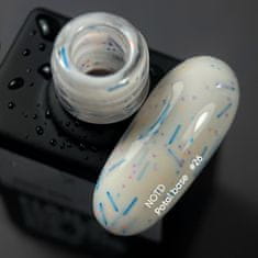shumee NAILSOFTHEDAY Potal base 26 - vanilijevo-mlečna osnova z neon bleščicami, 10 ml
