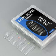 shumee NAILSOFTHEDAY Dual Form Pro Mix 6 (Type 22) - set zgornjih oblik z barvnimi oznakami, 144 kos