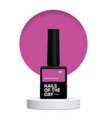 shumee NAILSOFTHEDAY Vitrage 01 - vitraž roza hibridni lak, 10 ml