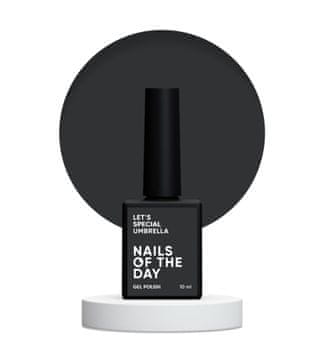 shumee NAILSOFTHEDAY Lak za nohte Let's special Umbrella - temno grafitni hibridni lak za nohte, 10 ml