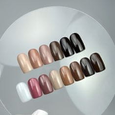 shumee NAILSOFTHEDAY Let's special Petit Four - globoko temno rjav hibridni lak za nohte, 10 ml