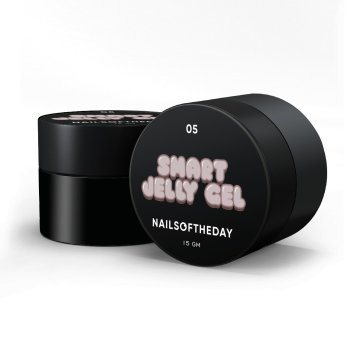 shumee NAILSOFTHEDAY Smart Jelly gel 05 - svetlo rjav gradilni gel-žele, 15 g