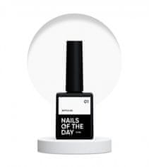 shumee NAILSOFTHEDAY Bottle gel 01 - beli gel za krepitev in obnovo, 10 ml