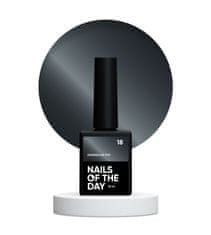 shumee NAILSOFTHEDAY Korean cat eye 18 - temno mornarsko moder hibridni lak za nohte z učinkom "cat eye", 10 ml