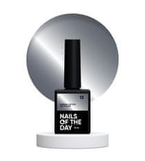 shumee NAILSOFTHEDAY Korean cat eye 13 - temno siv hibridni lak za nohte z učinkom "cat eye", 10 ml