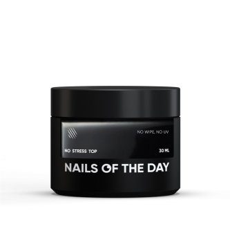 shumee NAILSOFTHEDAY No stress top no wipe - sijoč top brez lepljive plasti in brez UV filtra, ODPOREN NA PRASKEM, 30 ml