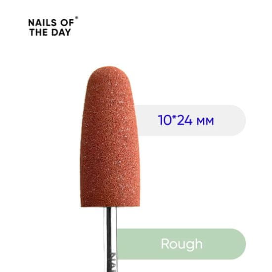 shumee NAILSOFTHEDAY grobi polir za obnohtno kožico - rjav okrogel 10x24 mm