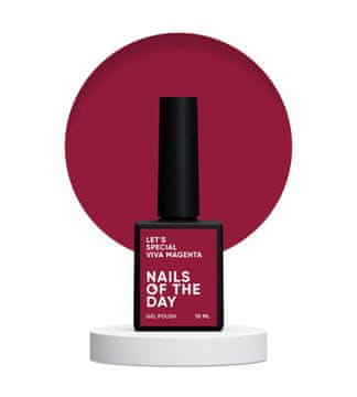 shumee NAILSOFTHEDAY Lak za nohte Let's special Viva magenta - hibridni, 10 ml