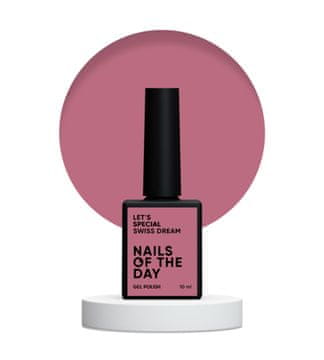 shumee NAILSOFTHEDAY Let's special Swiss Dream - hibridni lak za nohte v prahu roza barvi, 10 ml