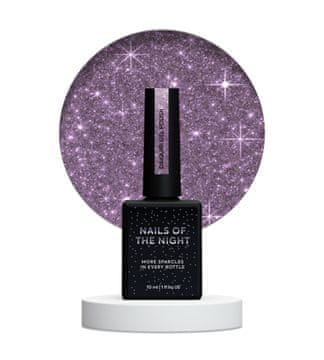shumee NAILSOFTHENIGHT Daiquiri - vijoličen hibridni lak za nohte z odsevnimi delci, 10 ml