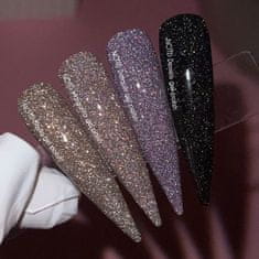 shumee NAILSOFTHENIGHT Baylis - zlati hibridni lak za nohte z odsevnimi delci, 10 ml