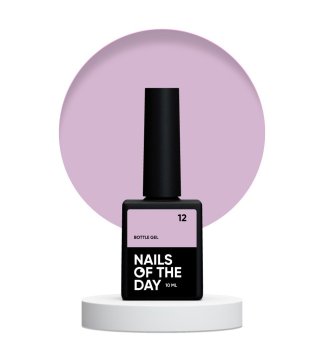 shumee NAILSOFTHEDAY Bottle gel 12 - prekrivni nude gel za krepitev in obnovo, 10 ml
