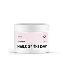 shumee NAILSOFTHEDAY Cover base NEW 04 - polprozorna pudrasto-roza hibridna baza, 30 ml