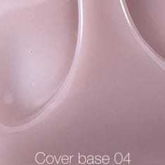 shumee NAILSOFTHEDAY Cover base NEW 04 - polprozorna pudrasto-roza hibridna baza, 30 ml