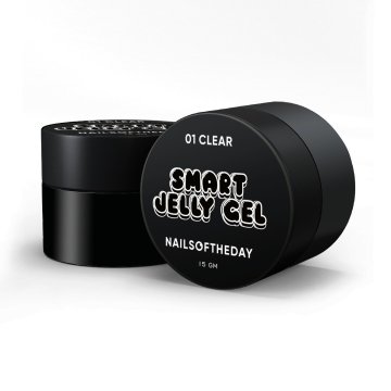shumee NAILSOFTHEDAY Smart Jelly gel 01 - prozoren gradilni gel-žele, 15 g