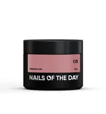 shumee NAILSOFTHEDAY Premium gel 08 - nude-karamelni gradbeni gel, 30 ml