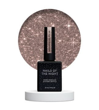 shumee NAILSOFTHENIGHT Margarita - roza-bež hibridni lak za nohte z odsevnimi delci, 10 ml