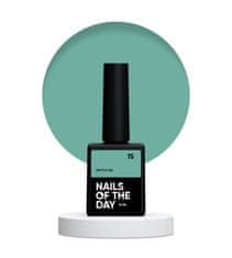 shumee NAILSOFTHEDAY Bottle gel 15 - neprozoren temno zelen gel za krepitev in obnovo, 10 ml