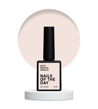 shumee NAILSOFTHEDAY Lak za nohte Let's special Vanilla - hibridni, 10 ml