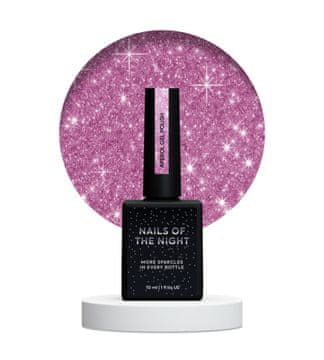 shumee NAILSOFTHENIGHT Aperol - roza odsevni hibridni lak za nohte, 10 ml