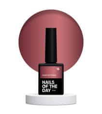 shumee wNAILSOFTHEDAY Colour top Vitrage 15 - vitraž rjav hibridni top brez lepljive plasti, 10 ml