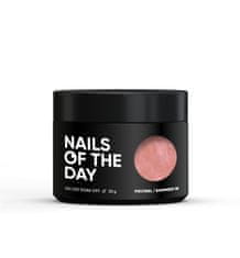 shumee NAILSOFTHEDAY Polygel shimmer 08 - roza nude akrilni gel s srebrnimi bleščicami, 30 g