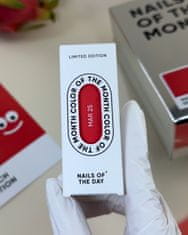 shumee NAILSOFTHEDAY Barva meseca marec 2025 Samba - svetlo rdeč hibridni lak, 10 ml