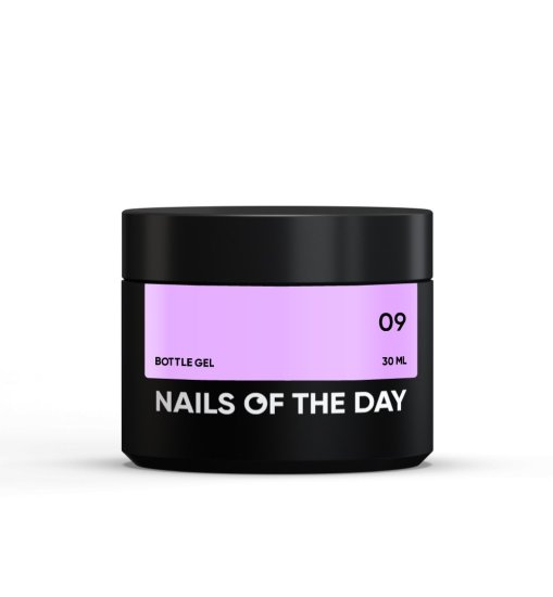 shumee NAILSOFTHEDAY Bottle gel 09 - svetlo vijoličen za krepitev in obnovo, 30 ml