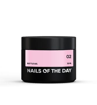 shumee NAILSOFTHEDAY Bottle gel 02 - bledo roza gel za krepitev in obnovo, 30 ml