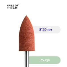 shumee NAILSOFTHEDAY grobi polir za obnohtno kožico - rjav oster 8x20 mm