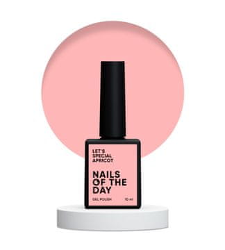 shumee NAILSOFTHEDAY Lak za nohte Let's special Apricot - pastelno-breskev hibridni, 10 ml