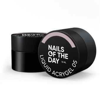 shumee NAILSOFTHEDAY Liquid acrygel 05 - tekoči akrilgel zamolklo roza, 15 ml