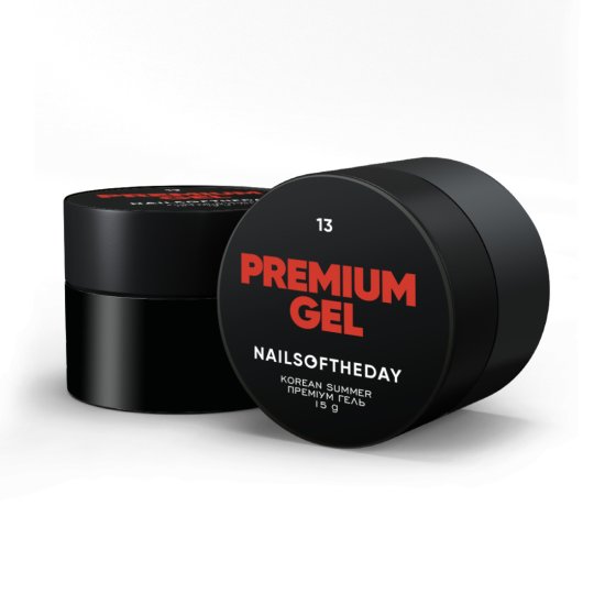 shumee NAILSOFTHEDAY Premium gel 13 - rdeči gradilni gel, 15 ml