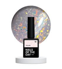 shumee NAILSOFTHEDAY Potal base 18 - nežno-mlečna baza s holografskimi kosmiči, 10 ml