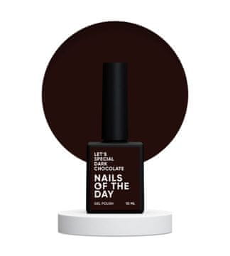 shumee NAILSOFTHEDAY Lak za nohte Let's special, temna čokolada - hibridni, 10 ml