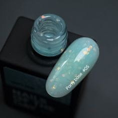 shumee NAILSOFTHENIGHT Party base 05 - neon modra osnova s holografskimi šesterokotniki, 10 ml
