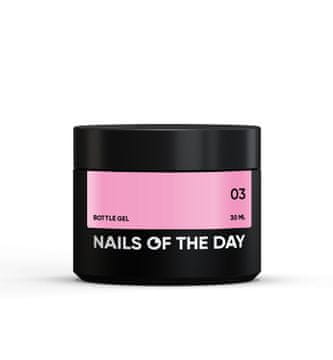 shumee NAILSOFTHEDAY Bottle gel 03 - roza gel za krepitev in obnovo, 30 ml