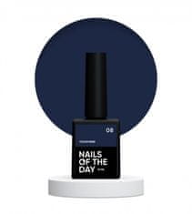 shumee NAILSOFTHEDAY Colour base 08 - intenzivno mornarsko modra baza za nohte, 10 ml