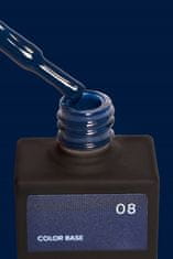 shumee NAILSOFTHEDAY Colour base 08 - intenzivno mornarsko modra baza za nohte, 10 ml