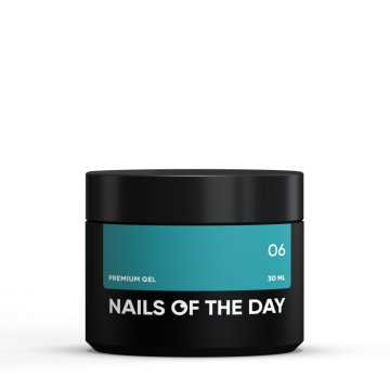 shumee NAILSOFTHEDAY Premium gel 06 - turkizen gradilni gel, 30 ml