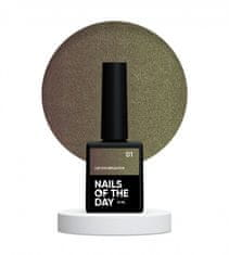 shumee NAILSOFTHENIGHT Cat eye Reflective 01 - odsevni hibridni lak za nohte z učinkom "cat eye", 10 ml