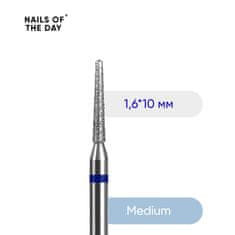 shumee NAILSOFTHEDAY diamantni rezalnik - moder stožec 1,6 x 10 mm