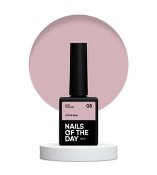 shumee NAILSOFTHEDAY Cover base NEW 08 - polprozorna podlaga v kapučino kavi, 10 ml