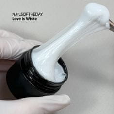 shumee NAILSOFTHEDAY Love is... White - bela gel-guma za 3D dekoracije, 15 g