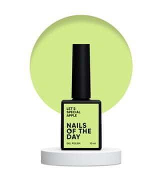 shumee NAILSOFTHEDAY Lak za nohte Let's special Apple - hibridni pastelno-celadon, 10 ml