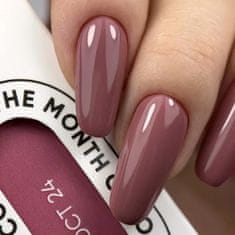 shumee NAILSOFTHEDAY Barva meseca oktober 2024 Mulenbergia - megleno roza hibridni lak, 10 ml