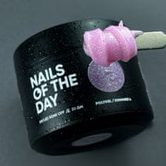 shumee NAILSOFTHEDAY Polygel shimmer 04 - roza akrilni gel z bleščicami, 30 g