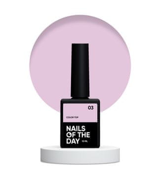 shumee NAILSOFTHEDAY Barvni nadlak 03 - prašno roza nadlak brez lepljive plasti, 10 ml
