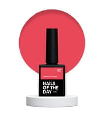 shumee NAILSOFTHEDAY Vitrage 02 - vitraž rdeči hibridni lak, 10 ml
